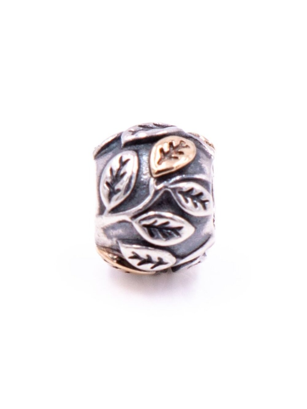 Pandora Retired Tree of Life Sterling Silver 14K Gold Charm